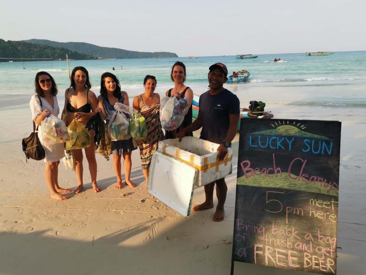 Lucky Sun Saracen Bay Hostel เกาะรงสำลน ภายนอก รูปภาพ